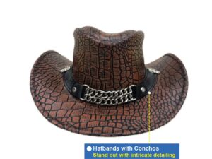 Crocodile Cowboy Hat